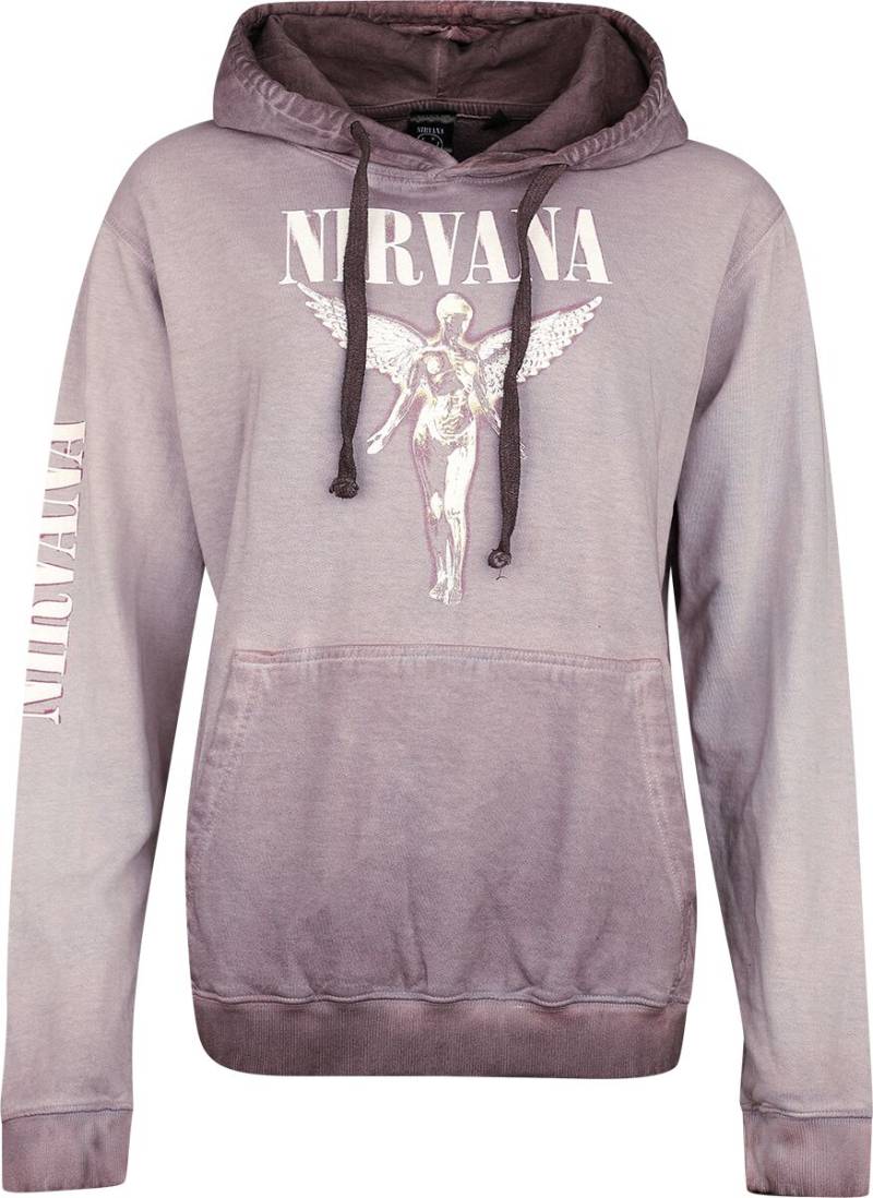Nirvana Kapuzenpullover - Angel - S bis XXL - für Damen - Größe M - purple  - EMP exklusives Merchandise! von Nirvana