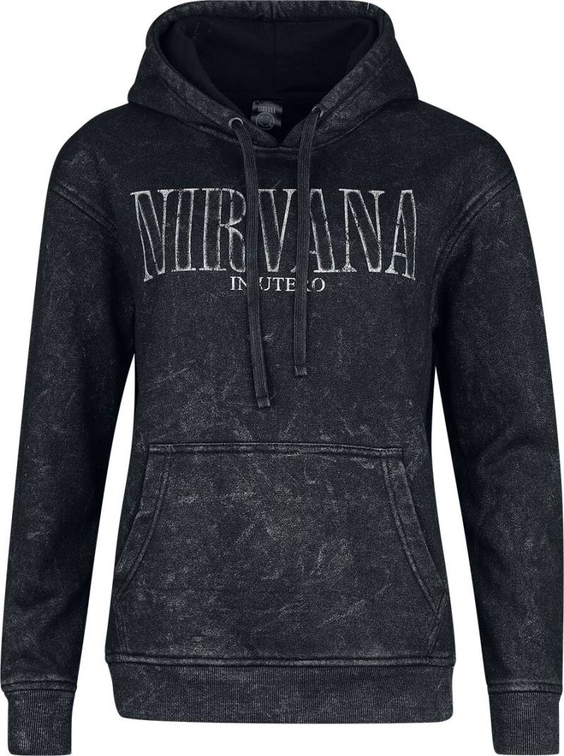 Nirvana Kapuzenpullover - In Utero - S bis XXL - für Damen - Größe XXL - schwarz  - EMP exklusives Merchandise! von Nirvana