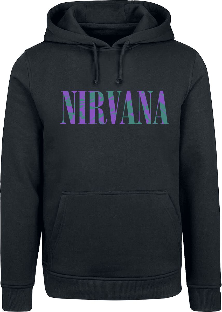 Nirvana Kapuzenpullover - Sliver - S bis XL - für Männer - Größe M - schwarz  - Lizenziertes Merchandise! von Nirvana