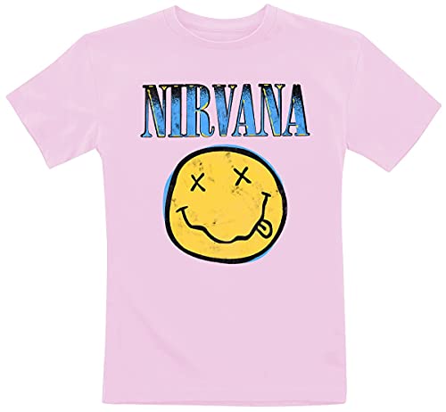 Nirvana Kids - Gradient Unisex T-Shirt rosa 104 von Nirvana