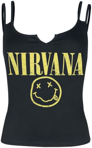 Nirvana Logo Venus Frauen Top schwarz L 95% Viskose, 5% Elasthan Band-Merch, Bands von Nirvana