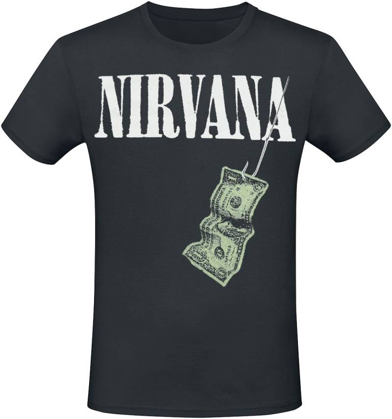 Nirvana Nevermind Tracklist T-Shirt schwarz in XXL von Nirvana