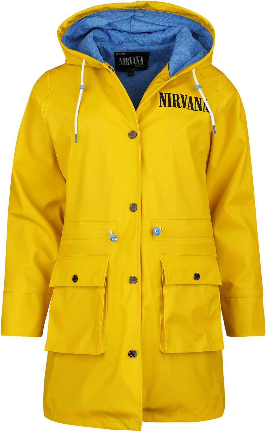 Nirvana Regenmantel - EMP Signature Collection - S bis XXL - für Damen - Größe M - gelb  - EMP exklusives Merchandise! von Nirvana