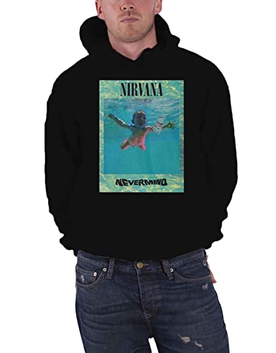 Nirvana Ripple Overlay Männer Kapuzenpullover schwarz S 80% Baumwolle, 20% Polyester Band-Merch, Bands von Nirvana