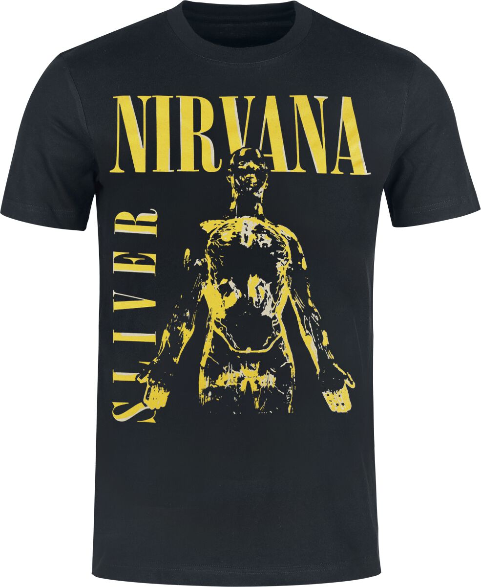 Nirvana Sliver T-Shirt schwarz in M von Nirvana
