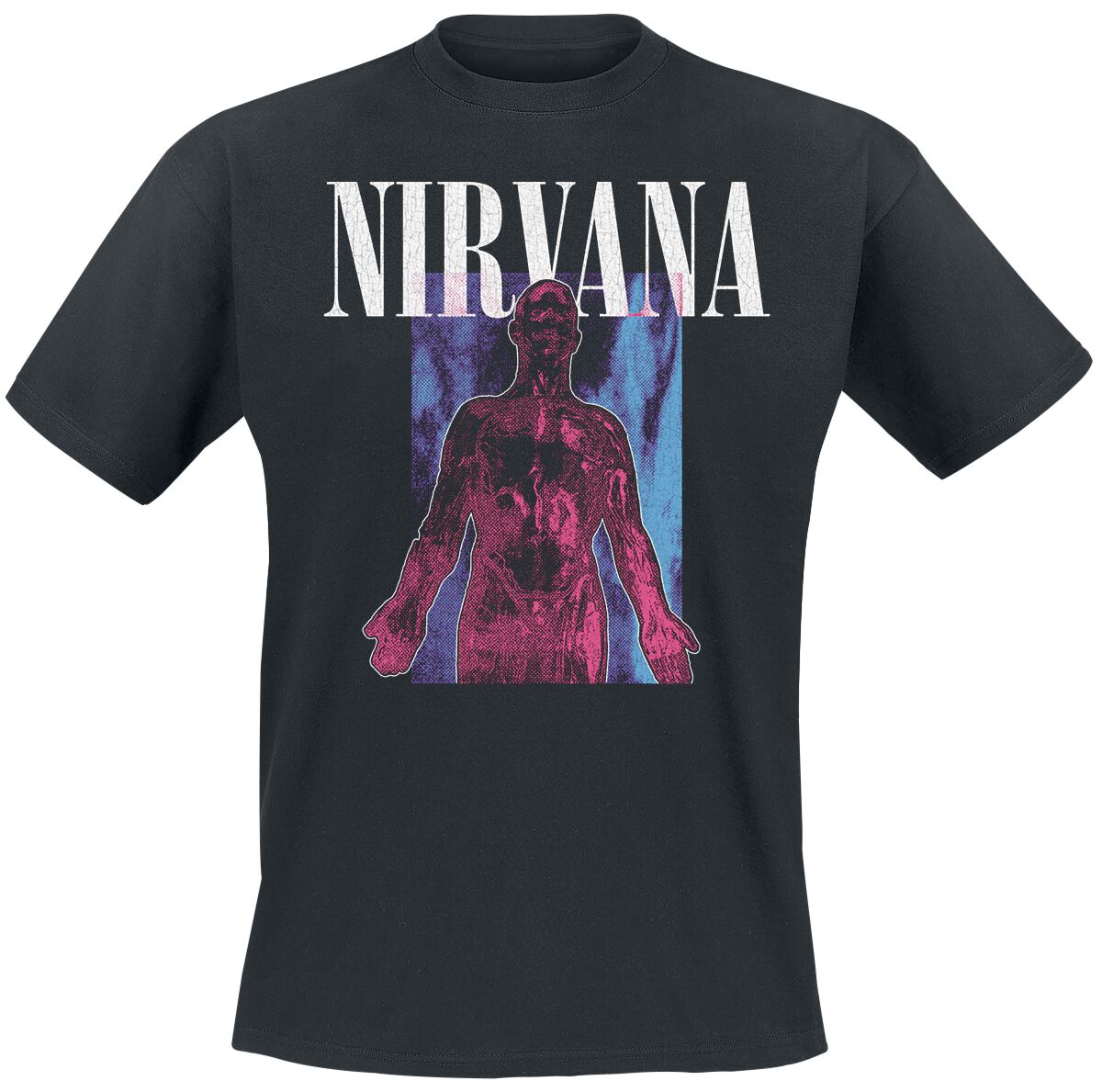 Nirvana Sliver T-Shirt schwarz in M von Nirvana