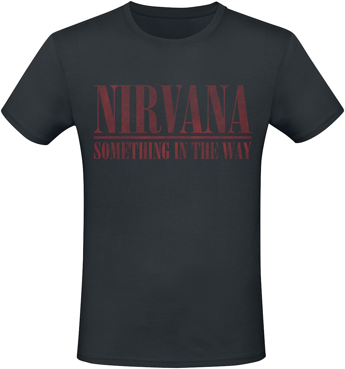Nirvana Something In The Way T-Shirt schwarz in XL von Nirvana