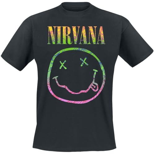 Nirvana Sorbet Ray Männer T-Shirt schwarz XL 100% Baumwolle Band-Merch, Bands von Nirvana
