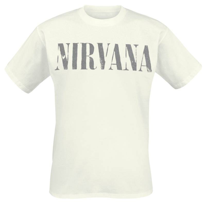 Nirvana T-Shirt - Nevermind Photo - S bis XXL - für Männer - Größe M - weiß  - Lizenziertes Merchandise! von Nirvana