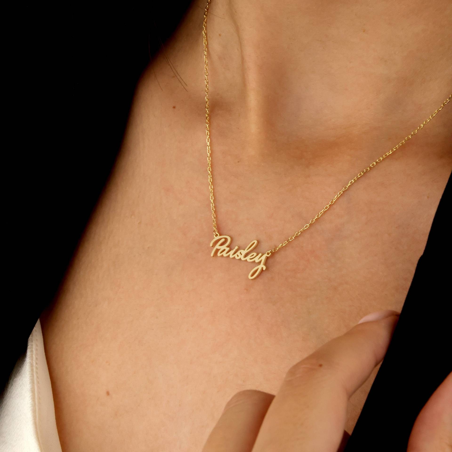 sterling Silber Namenskette, 18K Gold Silberne Benutzerdefinierte Weihnachtsgeschenk, Geschenk Für Sie sterling Silber Namenskette, 18K Gold Silberne Benutzerdefinierte Weihnachtsgeschenk, Geschenk Für Sie von NisPersonalized