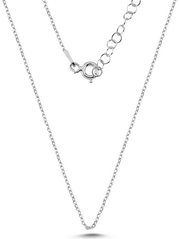 Nisan Kette und Anhänger Set, Silber Halskette – Forse-Kette, vergoldet / rosévergoldet / rhodiniert von Nisan