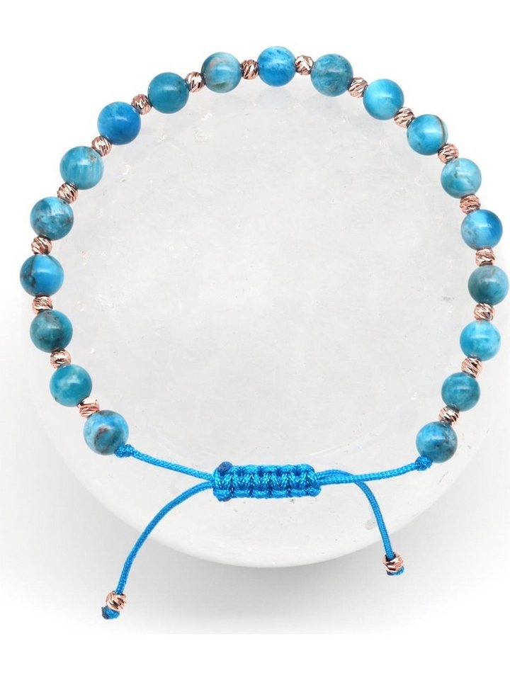 Nisan Ketten und Armband Set, Apatit Armband – Naturstein Makramee Schmuck, Damen Edelsteinarmband von Nisan