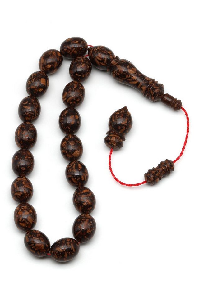 Nisan Ketten und Armband Set, Maskot-Efe Gebetskette aus Zimtrindenholz – 17 Perlen von Nisan