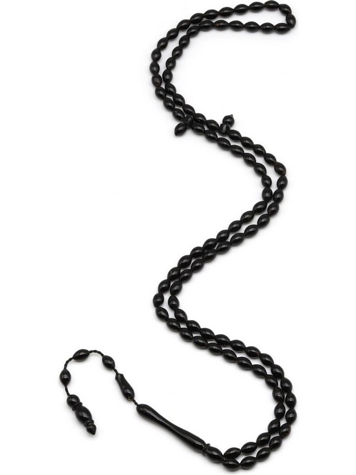 Nisan Ketten und Armband Set, Original Yusur Tesbih Gebetskette – 99 Perlen, 5x7 mm Olivenschliff von Nisan