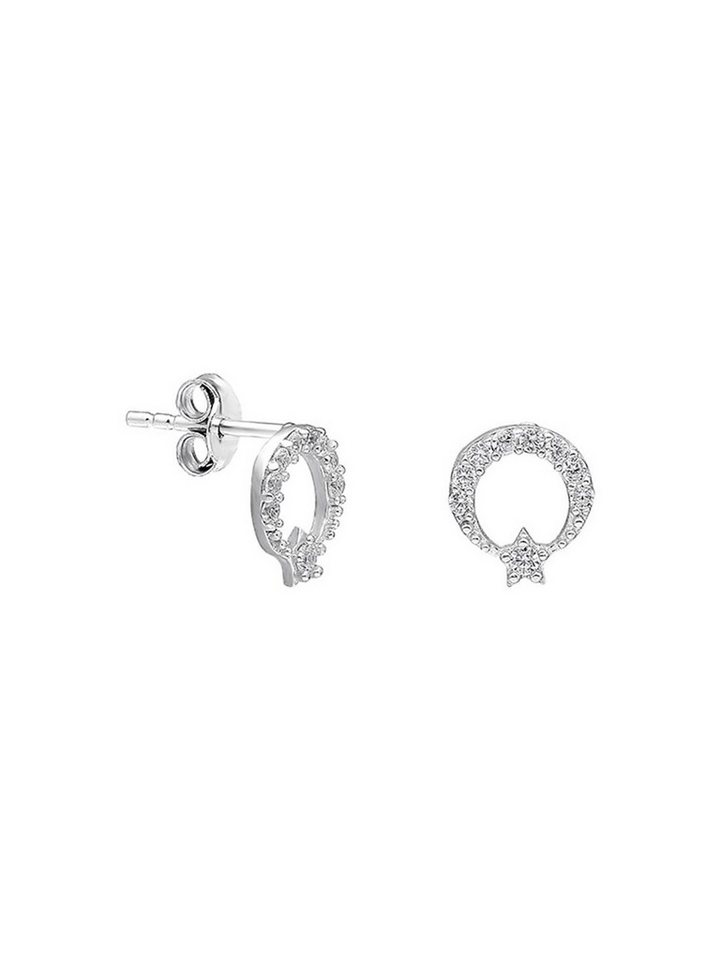 Nisan Ohrring-Set, 925 Sterling Silber Damen Ohrstecker – Ayyıldız Design, Zirkonia von Nisan