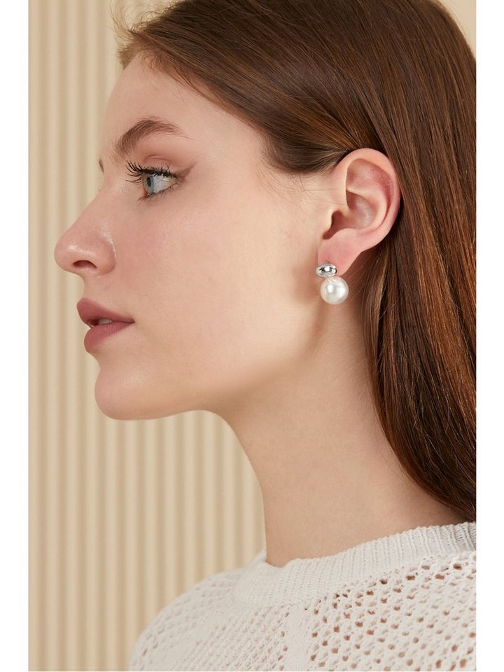 Nisan Ohrring-Set, Elegante Hailey Ohrringe mit schimmernder Kunstperle von Nisan