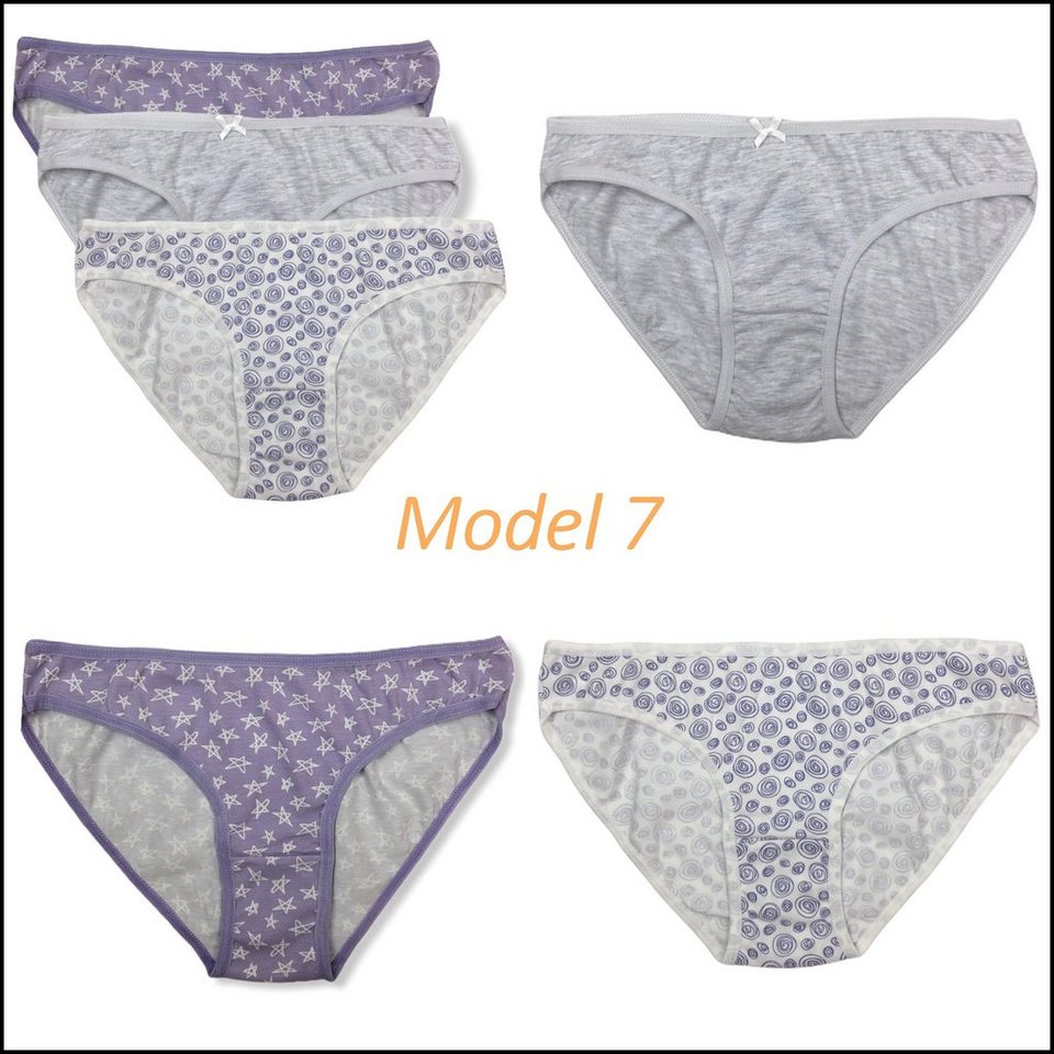 Nisan Slip 3er Damen Slips Hipster Baumwolle Panties Unterhosen Unterwäsche Panty von Nisan