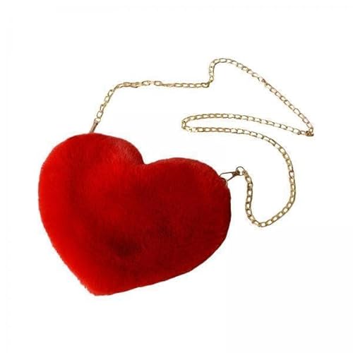 Nishiyuenyi 4 X Stilvolle Damen Umhängetasche mit Herz Motiv, für Mädchen, Lässige Geldbörse für Den Täglichen Gebrauch Im Freien von Nishiyuenyi