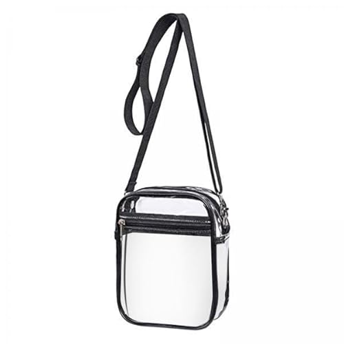 Nishiyuenyi 4xClear Bag Umhängetasche Einkaufstasche PVC Geldbörse Sichtbar für Stadion Konzert Groß von Nishiyuenyi