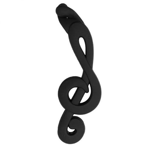 Nishiyuenyi 6 X Frauen Acryl Musical Notes Banana Clip Haar Pferdeschwanz Halter Schwarz von Nishiyuenyi