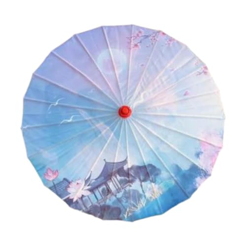 Nishiyuenyi Chinesischer Regenschirm Aus Geöltem Papier für Tanz Und Feierlichkeiten, Style I von Nishiyuenyi