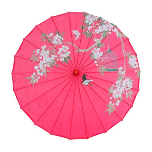 Nishiyuenyi Chinesischer Regenschirm Aus Geöltem Papier für Tanzaufführungen Und Kinder, Style B von Nishiyuenyi