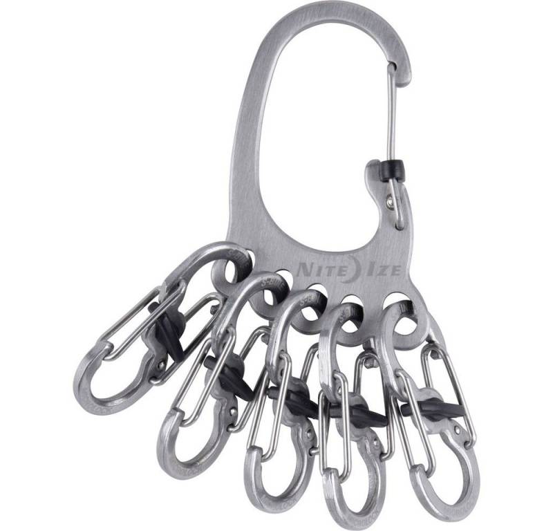 Nite Ize Schlüsselanhänger NITE Ize Schlüssel-Karabiner KLKBF-11-R6 BigFoot Locker KeyRack Edelst von Nite Ize
