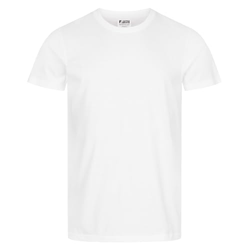 Nitras 5er Pack Motion TEX Light Arbeitsshirt Herren 100% Baumwolle weiß Gr. L von Nitras