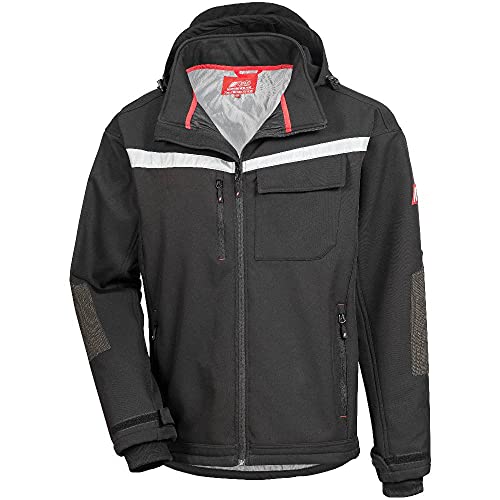 Nitras 7180 Frauen-Softshell-Jacke - Jacke für die Arbeit - Schwarz - 2XL von Nitras