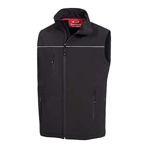Nitras Herren Motion Tex Light Softshellweste Apache, Schwarz, L Nitras Herren Motion Tex Light Softshellweste Apache, Schwarz, L von Nitras