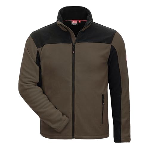 Nitras MOTION TEX PLUS Fleecejacke - windfeste Jacke für Freizeit & Arbeit in Braun Größe 3XL von Nitras