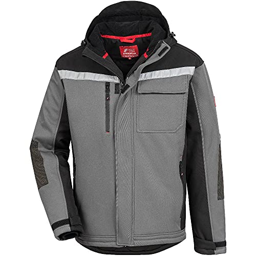 Nitras Motion TEX Plus 7182W Softshell-Jacke für die Arbeit - Grau - 4XL von Nitras