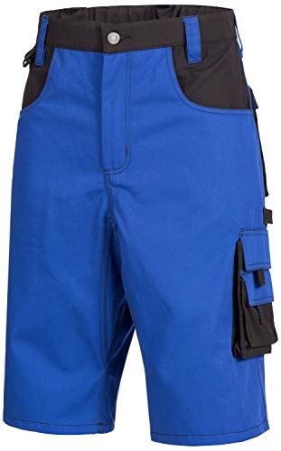 Nitras Motion Tex Plus 7601 Arbeitsshorts - Shorts für die Arbeit - 35% Baumwolle - Blau - 56 von Nitras