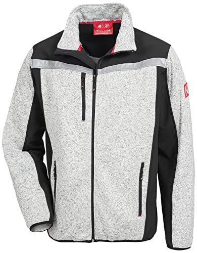 Nitras Strick-Softshelljacke Motion TEX Plus (Farbe: grau; Größe: XL) von Nitras