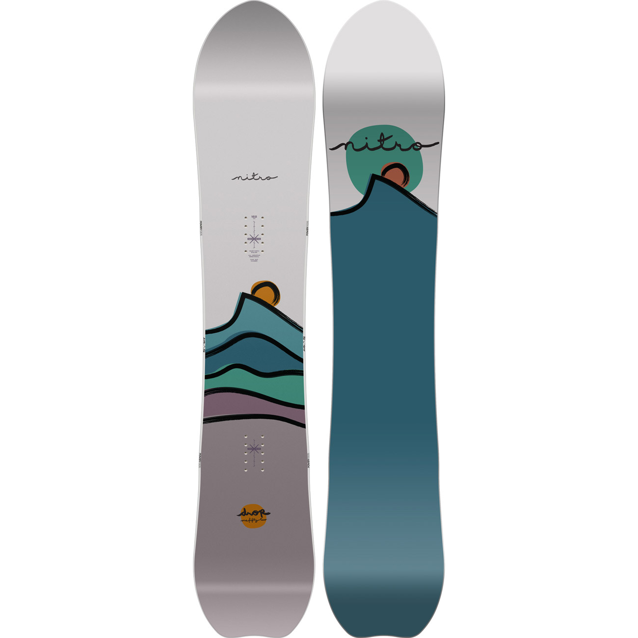 Nitro Damen All Mountain Snowboard DROP von Nitro