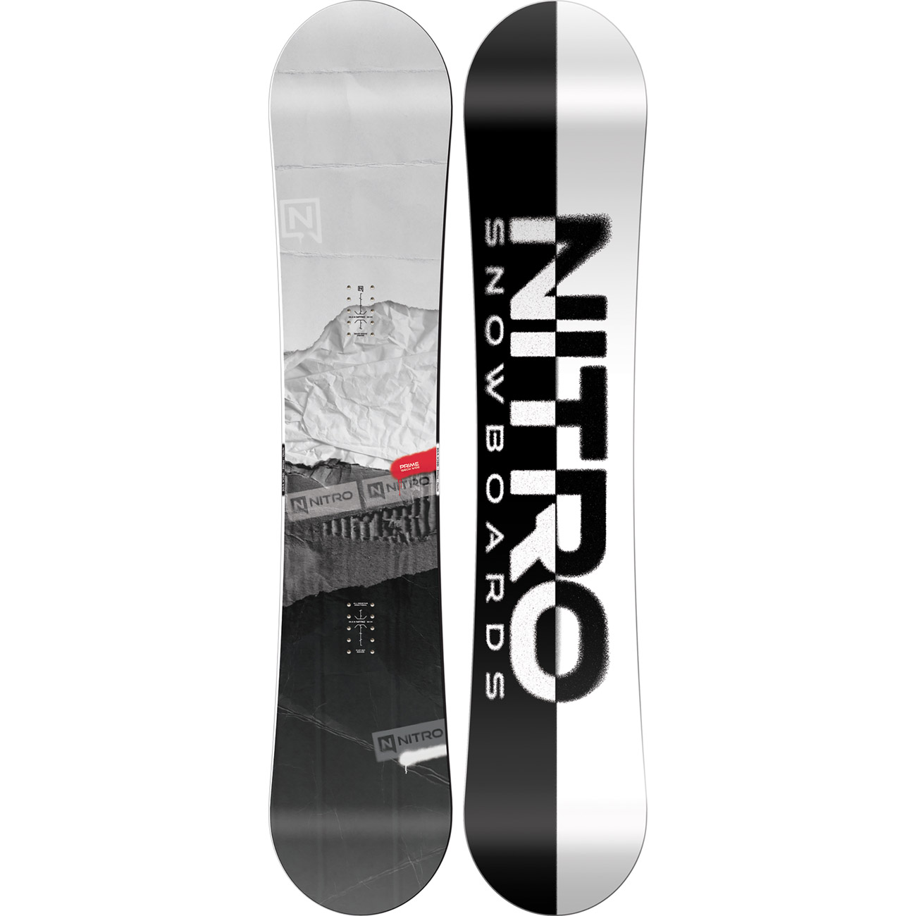 Nitro Herren All Mountain Snowboard PRIME RAW WIDE von Nitro