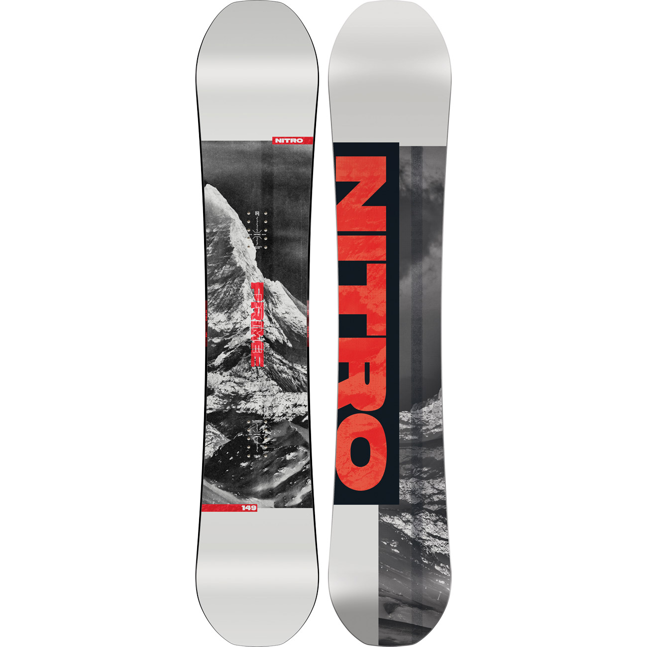 Nitro Herren All Mountain Snowboard PRIME RAW von Nitro