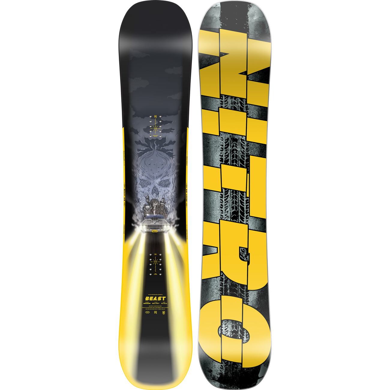 Nitro Herren Freestyle Snowboard BEAST von Nitro