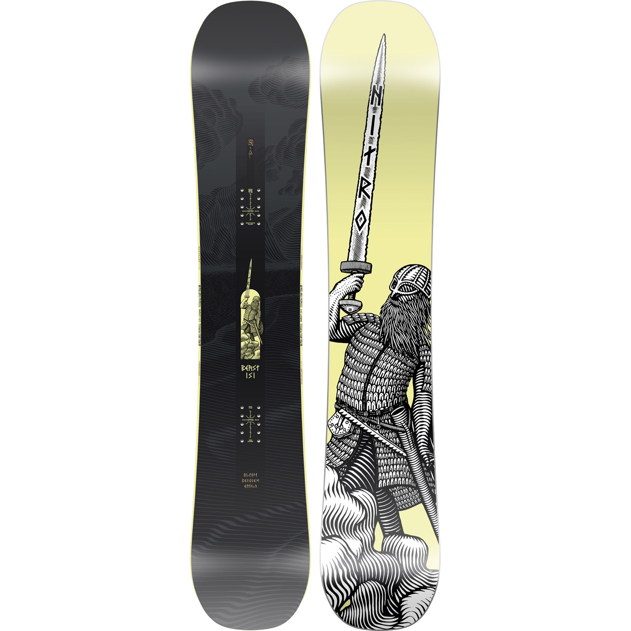 Nitro Herren Freestyle Snowboard BEAST von Nitro