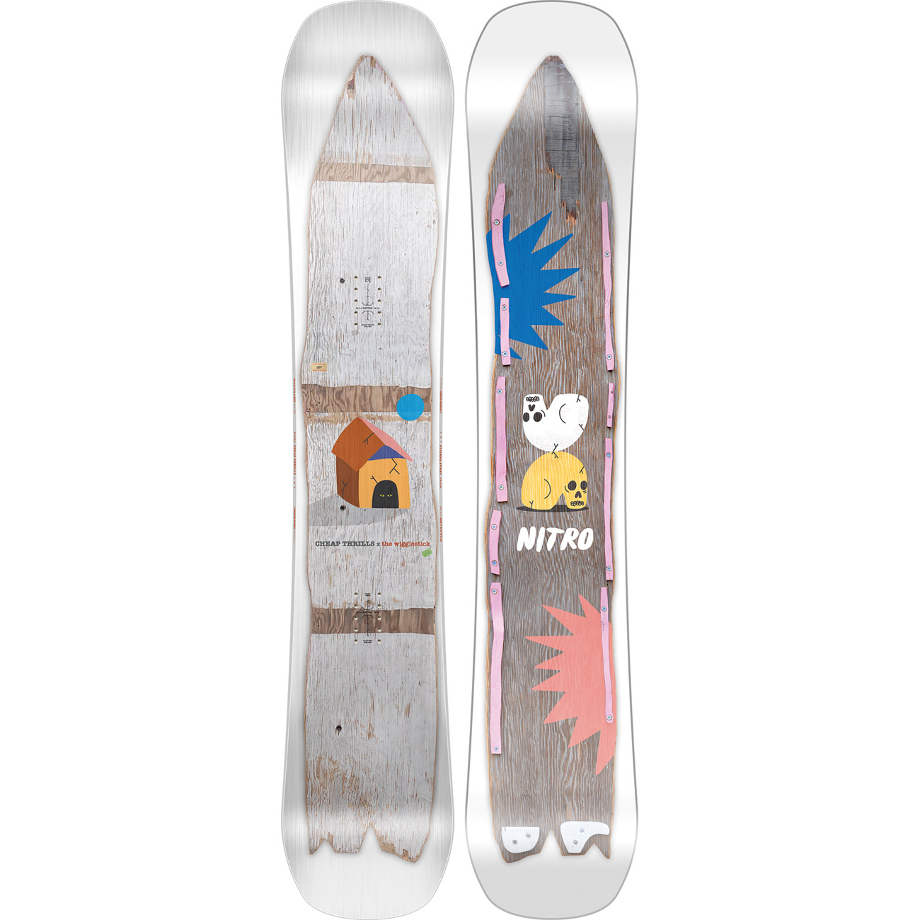 Nitro Herren Freestyle Snowboard CHEAP TRILLS X Wigglestick von Nitro