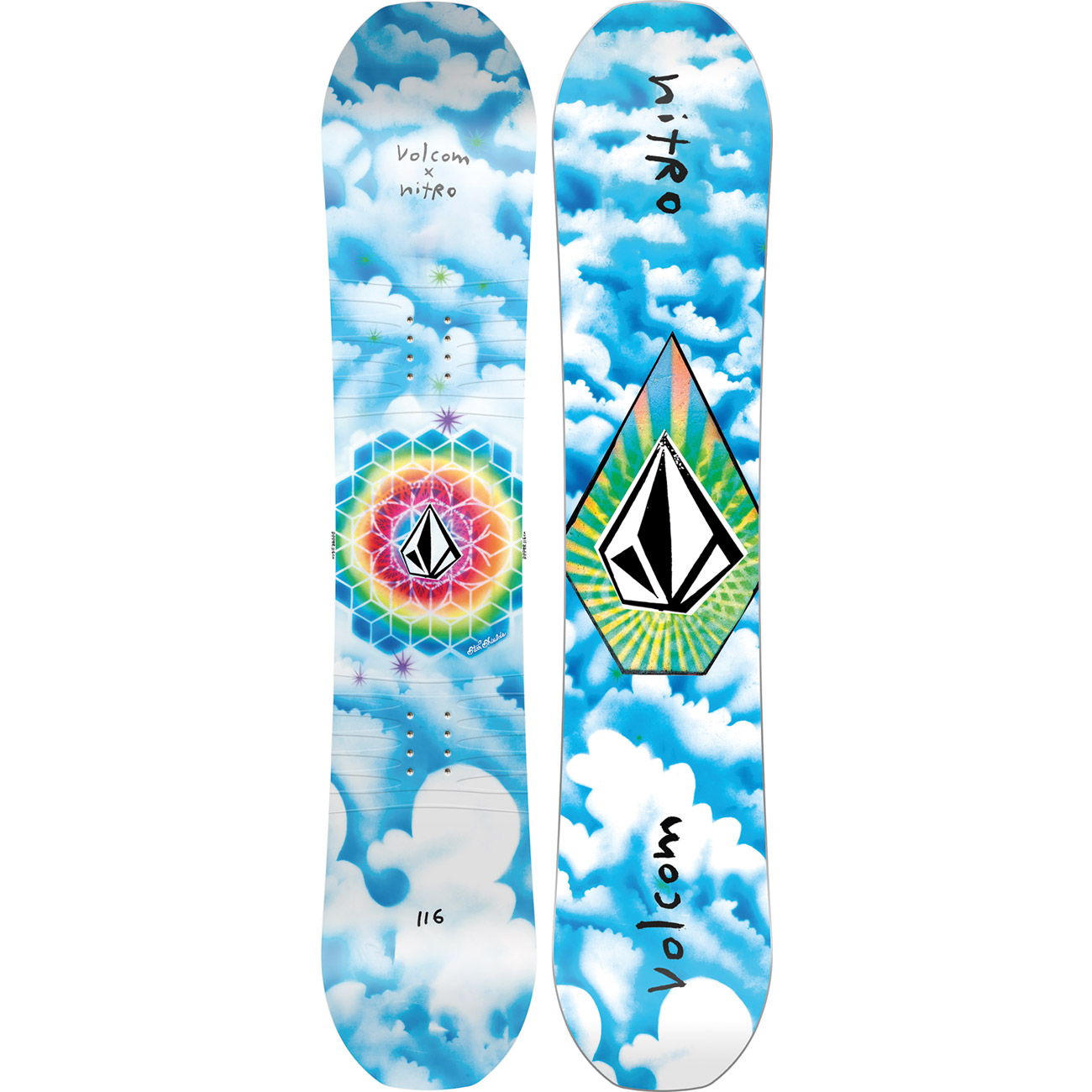 Nitro Kinder All Mountain Snowboard RIPPER KIDS X VOLCOM von Nitro