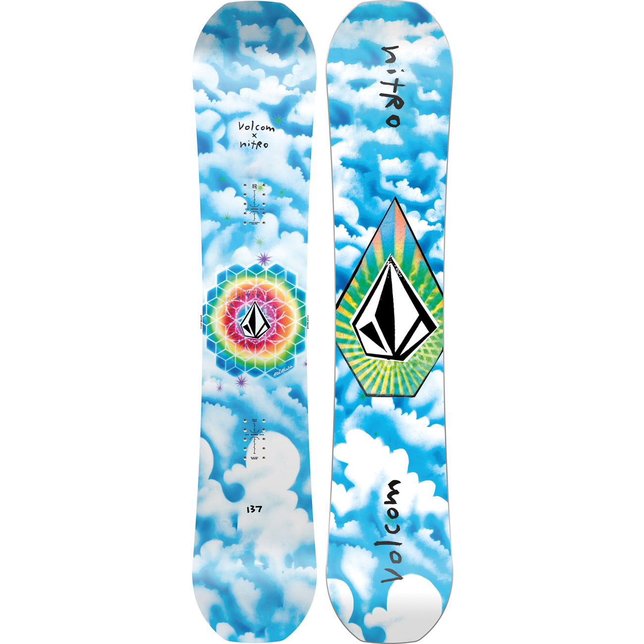 Nitro Kinder All Mountain Snowboard RIPPER YOUTH x VOLCOM von Nitro