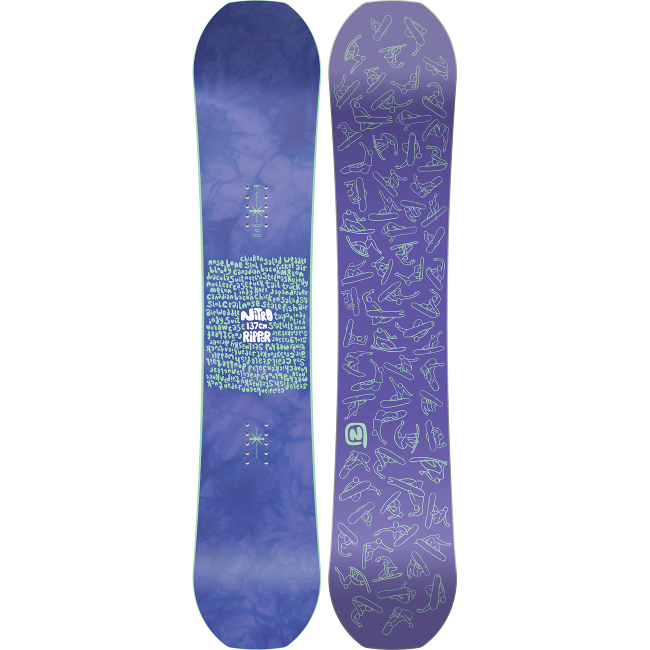 Nitro Kinder Freeride Snowboard RIPPER YOUTH von Nitro