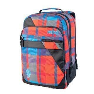 Nitro - Nitro Lock Plaid Red-Blue Rucksack von Nitro
