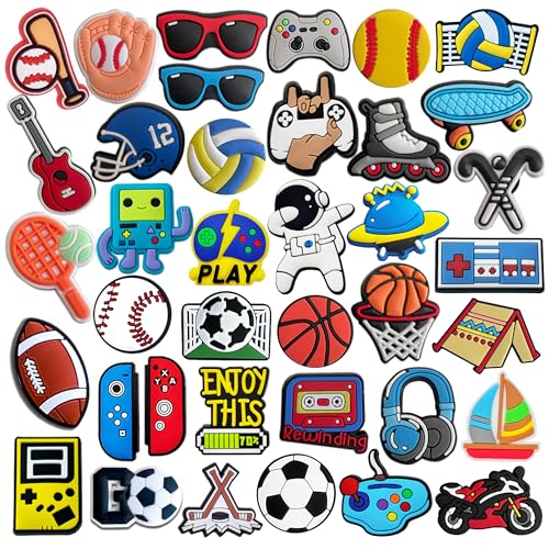 Nityunn Schuhanstecker für Clogs, sortierte Cartoon-Schuhdekoration aus PVC für Damen und Herren, Accessoire für Sandalen und Hausschuhe von Nityunn