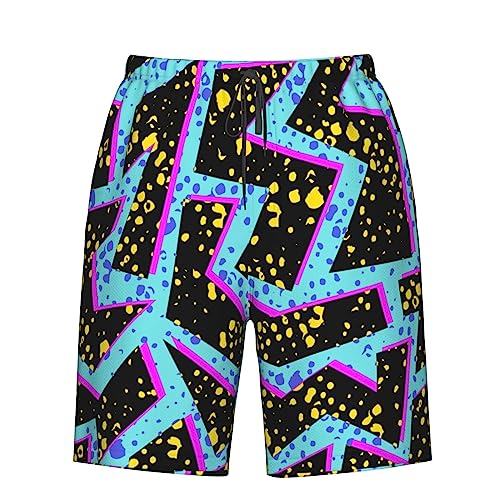 NiuKom Herren-Badehose, schnell trocknend, Board-Shorts, lustige Strand-Shorts, Bademode, Badeanzüge, Retro 80er Jahre, L NiuKom Herren-Badehose, schnell trocknend, Board-Shorts, lustige Strand-Shorts, Bademode, Badeanzüge, Retro 80er Jahre, L von NiuKom