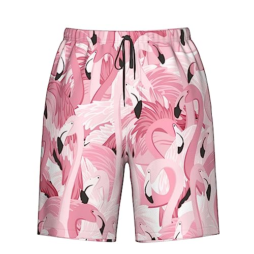 NiuKom Herren-Badehose, schnell trocknend, Board-Shorts, lustige Strand-Shorts, Bademode, Badeanzüge, Rosa Flamingo, M NiuKom Herren-Badehose, schnell trocknend, Board-Shorts, lustige Strand-Shorts, Bademode, Badeanzüge, Rosa Flamingo, M von NiuKom