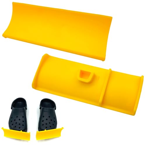 Niuhong Schuh Charms Schneepflug Schuhanstecker Kinder Schuhanhänger Clogs Schuhe Dekor Winter Schneeschaufel Aufsatz Schneeräumung Teenager Niedliche Schuh Schnalle (Gelb) von Niuhong