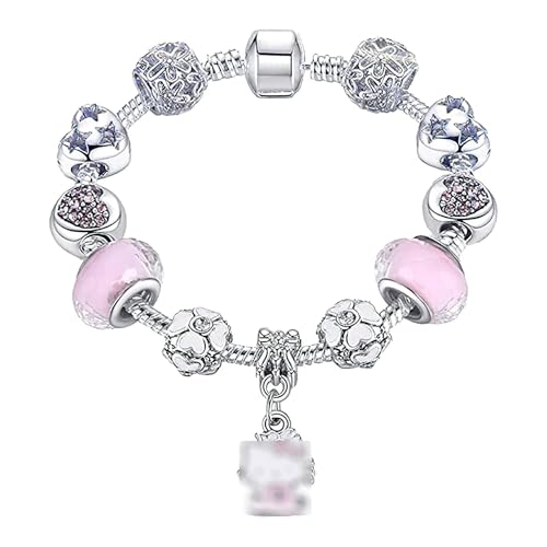 Niumowang Armbänder, Charm Armband, Edelstahl Armreif, Mädchen Armbänder, Mädchen Armband, Personalisierte Armbänder, Geschenk für Mädchen und Kinder von Niumowang