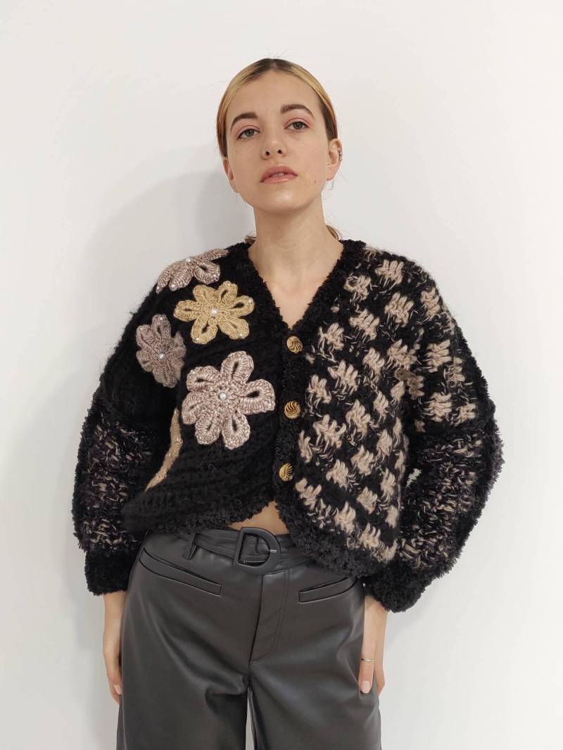 Oversized Kurz-strickjacke Aus Wollmischung von NiushkaByNia